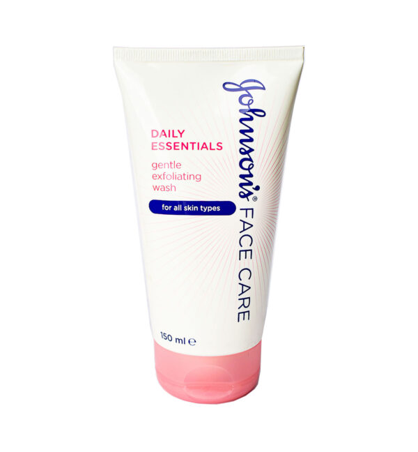 JOHNSONS DAILY ESSENTIALS GENTLE EXFOLIATING WASH 150ML