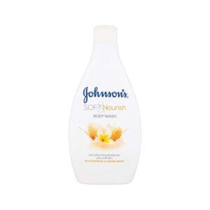 JOHNSONS SOFT & NOURISH BODY WASH 400ML