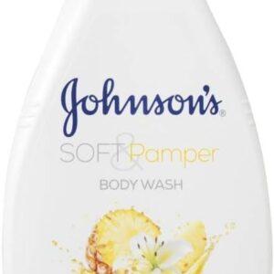 JONHSONS SOFT & PAMPER BODYWASH 400ML