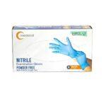 JP GLOVE NITRILE MEDICAL GLOVES POWDER FREE 100S LARGE