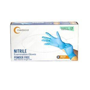 JP GLOVE NITRILE MEDICAL GLOVES POWDER FREE 100S LARGE