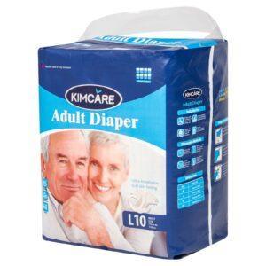 KIMCARE ADULT DIAPERS LARGE 10'S