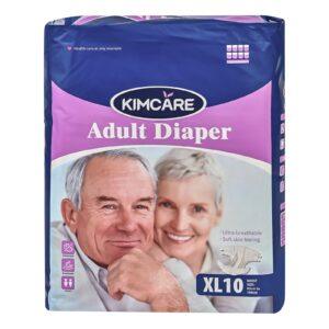 KIMCARE ADULT DIAPERS X/LARGE 10'S