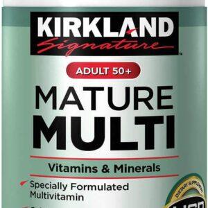 KIRKLAND MATURE MULTI ADULT 50+ TABLETS 400S