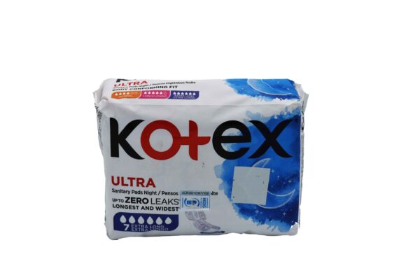 KOTEX ULTRA ZERO LEAKS SANITARY PADS EXTRA LONG 7S