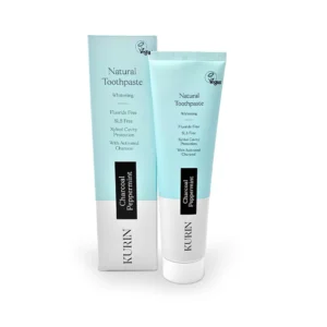 KURIN CHARCOAL PEPPERMINT NATURAL TOOTHPASTE 100ML
