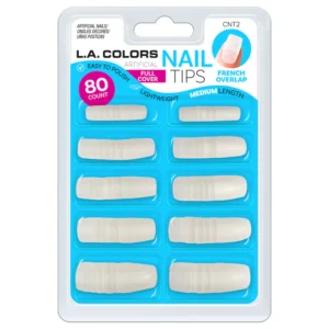 L.A. COLORS FRENCH OVERLAP 80COUNT CNT2