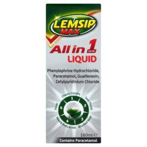 LEMSIP MAX ALL IN ONE LIQUID 160ML