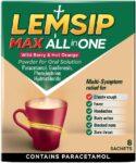 LEMSIP MAX ALL IN ONE WILD BERRY & HOT ORANGE 8SACHETS