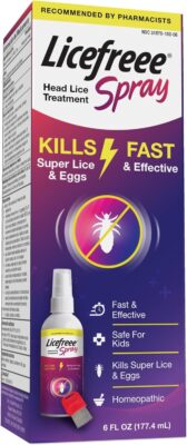 LICEFREEE SPRAY HEAD LICE TREATMENT 177.4ML