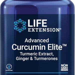 LIFE EXTENSION ADVANCED CURCUMIN ELITE TURMERIC GINGER 30SOFTGELS