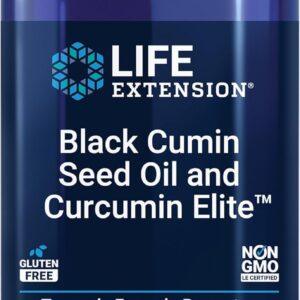 LIFE EXTENSION BLACK CUMIN SEED OIL CURCUMIN ELITE 60SOFTGELS