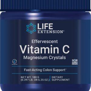 LIFE EXTENSION EFFERVESCENT VITAMIN C MAGNESIUM CRYSTALS 180GM