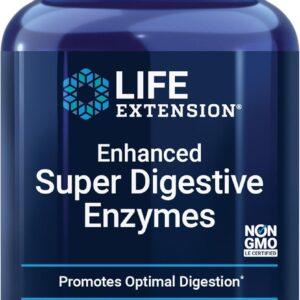 LIFE EXTENSION ENHANCED SUPER DIGESTIVE ENZYMES VEG 60CAPS