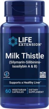 LIFE EXTENSION MILK THISTLE SILYMARIN 60CAPSULES