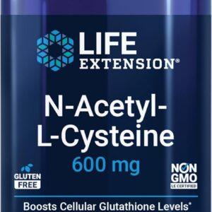 LIFE EXTENSION N-ACETYL-L-CYSTEINE 600MG CAPSULES 60S
