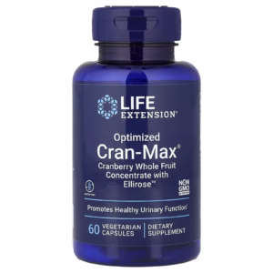 LIFE EXTENSION OPTIMIZED CRAN-MAX CRANBERRY ELLIROSE VEG 60CAPS