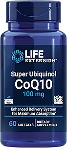 LIFE EXTENSION  SUPER UBIQUINOL COQ10 100MG 60SOFTGELS