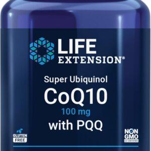 LIFE EXTENSION  SUPER UBIQUINOL COQ10 100MG WITH PQQ 30SOFTGELS