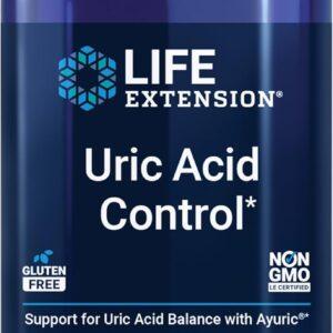 LIFE EXTENSION  URIC ACID CONTROL VEG 60CAPS