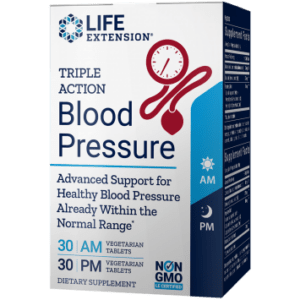 LIFE EXTENSION  TRIPLE BLOOD PRESSURE AM/PM VEG TABLETS 60S