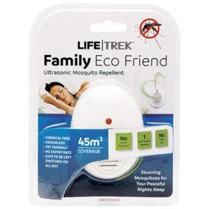 LIFE TREK FAMILY ECO FRIEND ULTRASONIC MOSQUITO REPELLENT 45M COVERAGE