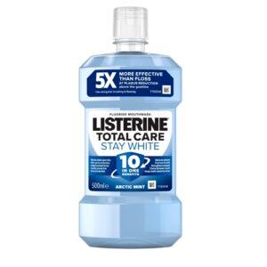 LISTERINE MOUTHWASH TOTAL CARE STAY WHITE 600ML