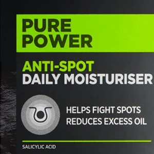 LOREAL MEN EXPERT PURE POWER ANTI-SPOT DAILY MOISTURISER 50ML