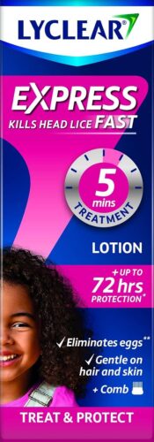 LYCLEAR EXPRESS FAST LOTION 100ML + COMB