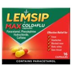 LEMSIP MAX COLD & FLU CAPSULES 16S