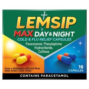 LEMSIP MAX DAY & NIGHT CAPSULES 16S