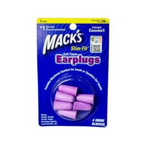 MACK`S #913 EAR PLUGS SLIM FIT - 3 PAIRS (SOFT FOAM)