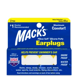 MACK`S ITEM 5 SILICONE EAR PLUGS 2 PAIR