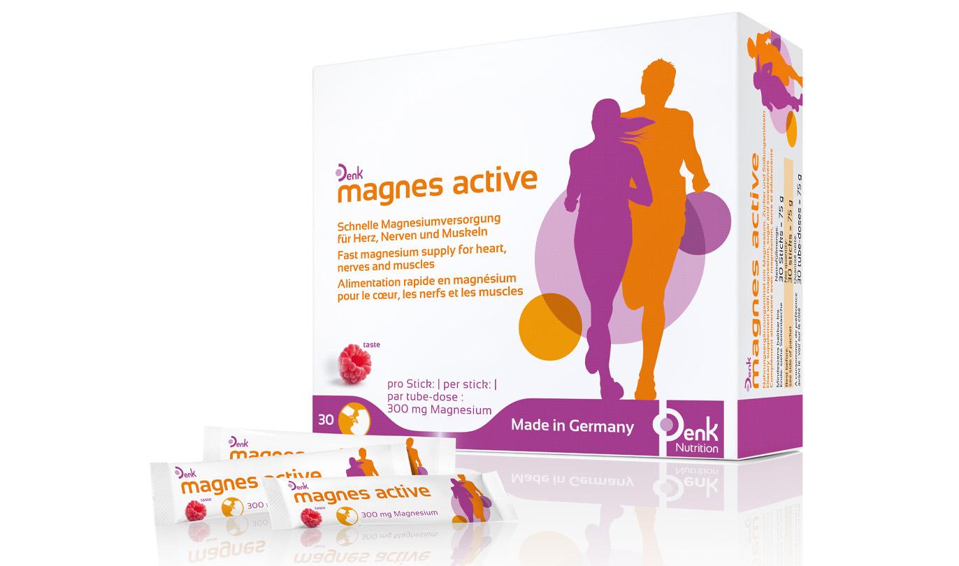MAGNES ACTIVE DENK 300MG 30STICKS MAGNESIUM