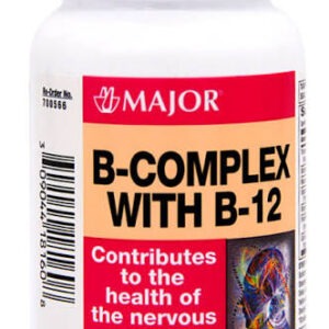 MAJOR B COMPLEX WITH B12 TABLETS 100S