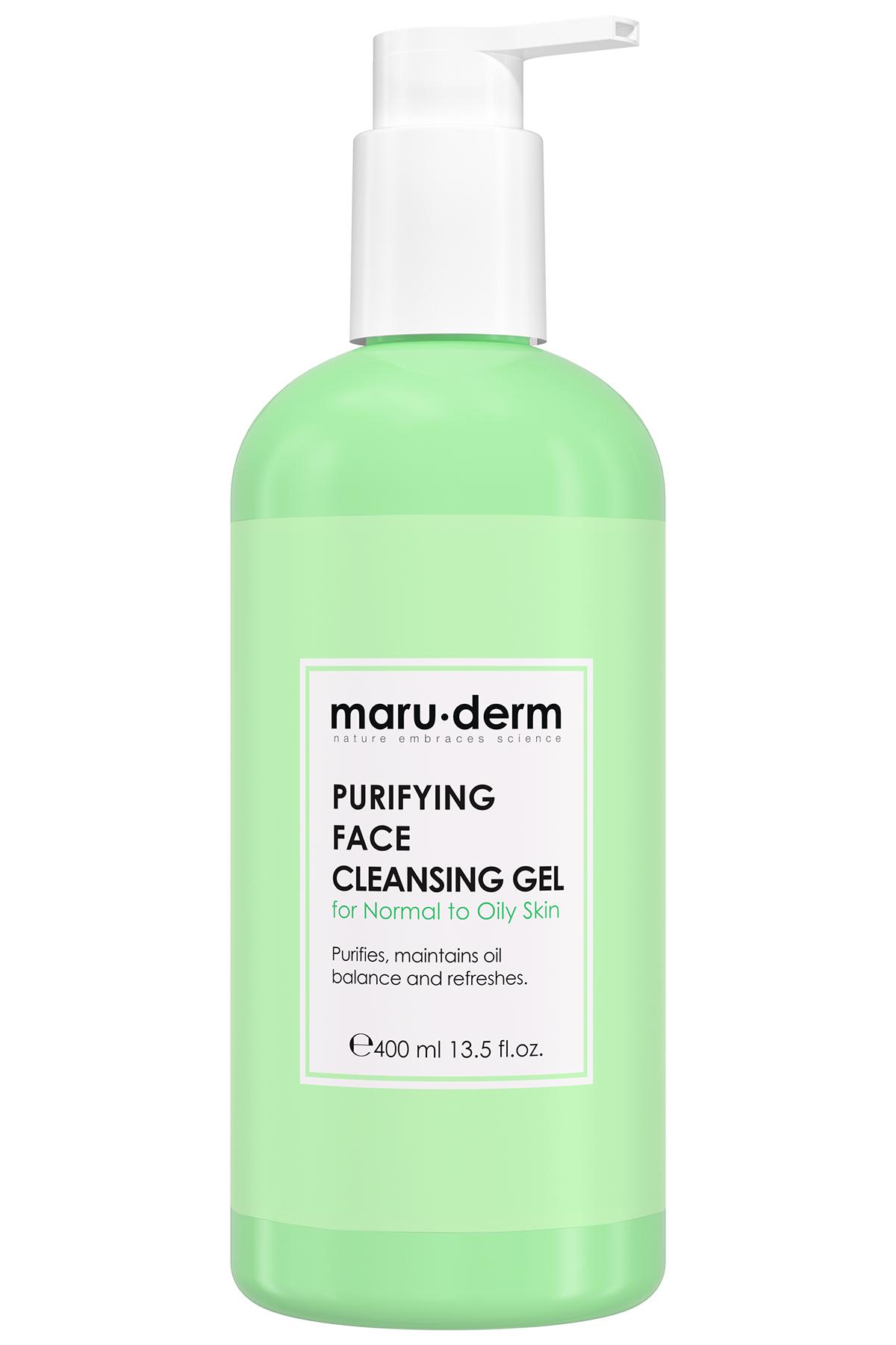 MARU.DERM PURIFYING FACE CLEANSING GEL NORMAL TO OILY 400ML