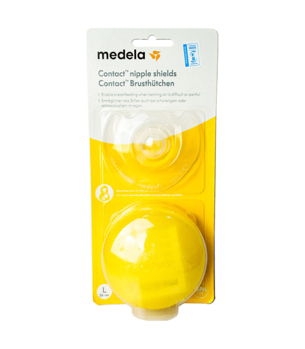 MEDELA CONTACT NIPPLE SHIELDS L 24MM