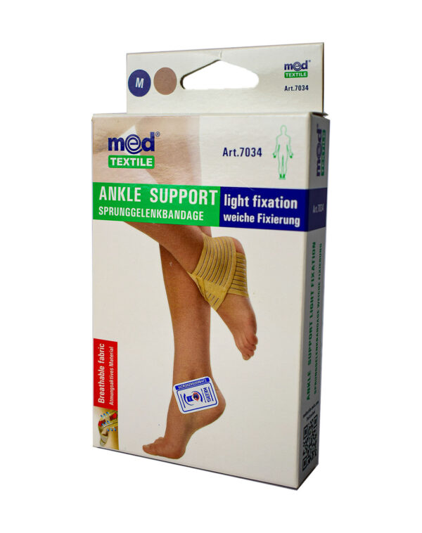 MED TEXTILE ANKLE SUPPORT LIGHT FIXATION M
