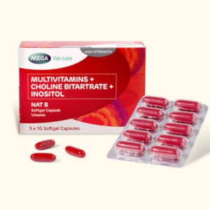 MEGA NAT B COMPLEX VITAMINS 30SOFTGEL CAPS