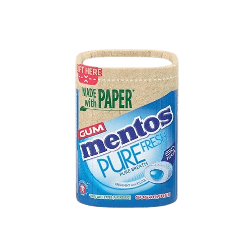 MENTOS FULL FRESH CHEWING GUM FRESHMINT S/F 14G 8PCS