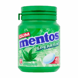 MENTOS SPEARMINT GUM 40PCS S/F