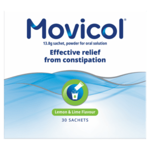 MOVICOL 13.8G SACHET POWDER 20S LEMON LIME FLAVOUR