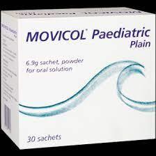 MOVICOL PAEDIATRIC PLAIN 6.9G 30SACHETS MACROGOL