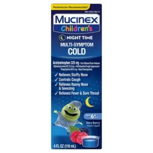 MUCINEX CHILDREN`S NIGHT MULTISYMPTOM COLD VERY BERRY 118ML