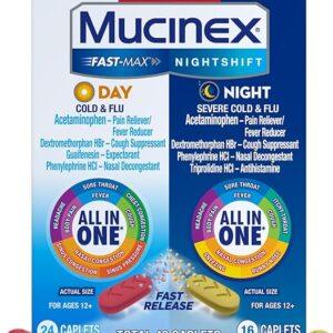MUCINEX DAY NIGHT COLD & FLU ALL IN ONE 20CAPLETS