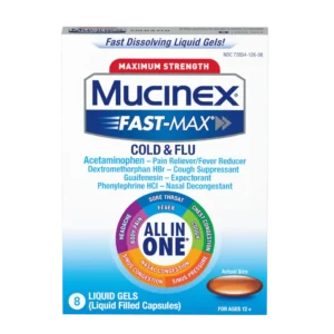 MUCINEX FAST-MAX COLD & FLU ALL IN ONE 180ML
