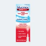 MUCINEX SINUS-MAX SEVERE CLEAR & COOL NASAL SPRAY 22ML OXYMETAZOLINE 0.05%