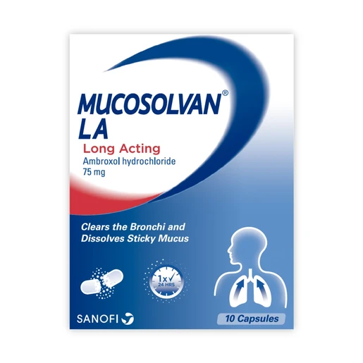 MUCOSOLVAN L A 75MG 10S