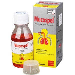 MUCOSPEL 100ML SYRUP Bromhexine