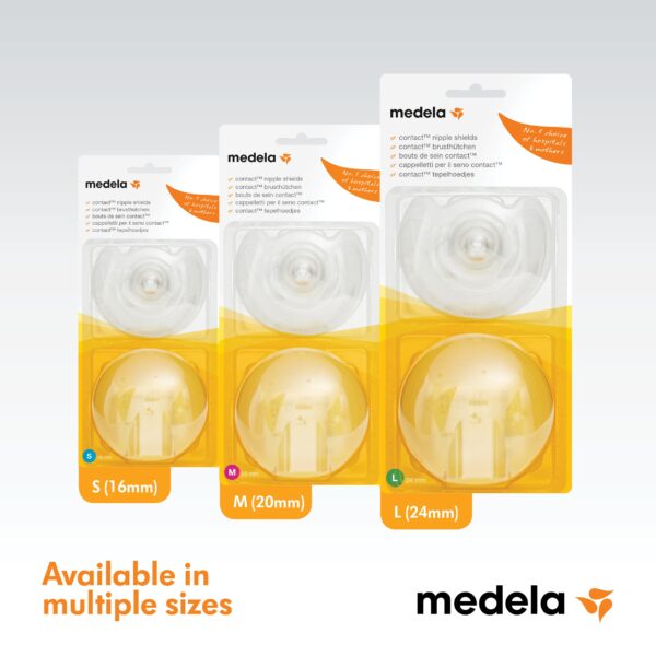 MEDELA CONTACT NIPPLE SHIELDS M 20MM